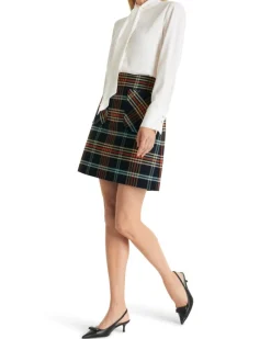 Marc Cain Plaid Mini Skirt