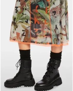 Marc Cain Printed Mesh Dress