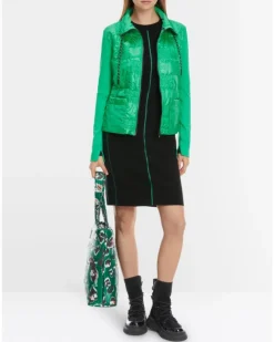 Marc Cain Quilted Fabric Padded Jacket