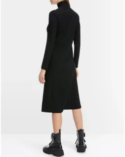 Marc Cain Ribbed Knit Dress