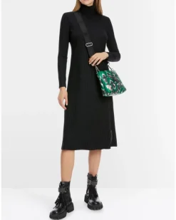 Marc Cain Ribbed Knit Dress