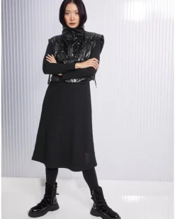 Marc Cain Ribbed Knit Dress