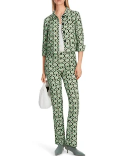 Marc Cain Scuba Print Short Jacket