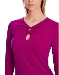 Marc Cain Second Skin Gathered Top