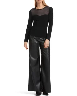 Marc Cain Sheer Yoke Sweater