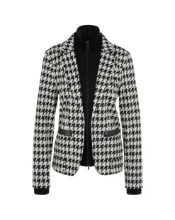 Marc Cain Sporty Checkered Blazer