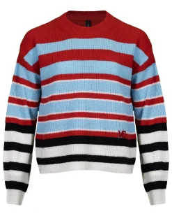 Marc Cain Striped Woolen Blend Sweater