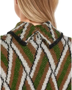 Marc Cain Woven Pattern Knit Pullover
