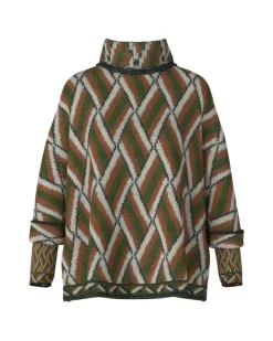 Marc Cain Woven Pattern Knit Pullover