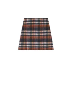 Max Mara Weekend Epoca Plaid Skirt