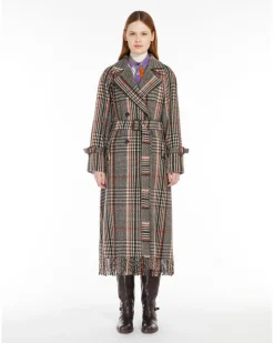 Max Mara Weekend Gommoso Plaid Coat