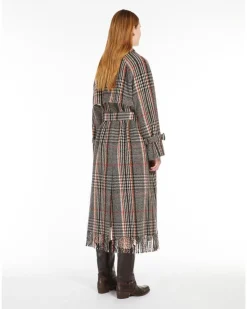 Max Mara Weekend Gommoso Plaid Coat