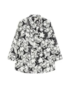 Max Mara Weekend Peana Flared Print Blouse