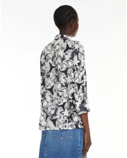 Max Mara Weekend Peana Flared Print Blouse