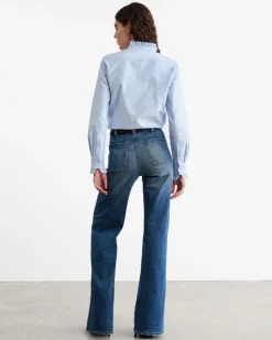 Nili Lotan Lydia Shirt Light Blue