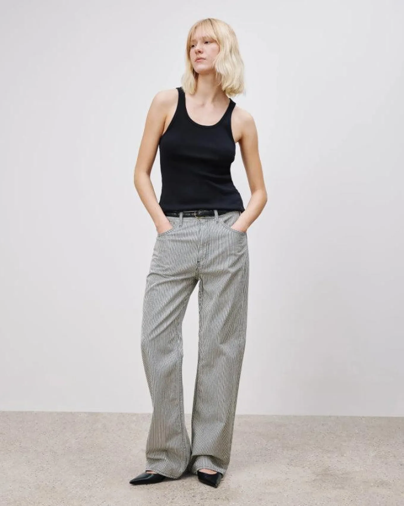 Nili Lotan Mitchell Stripe Jeans