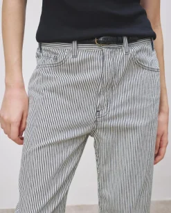 Nili Lotan Mitchell Stripe Jeans