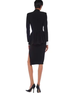 Norma Kamali Side Slit Skirt