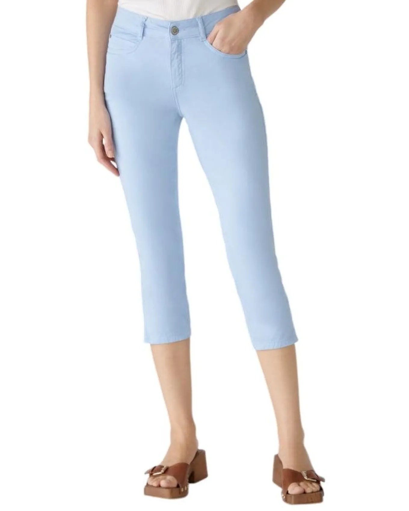 Oui Cotton Capri Pant