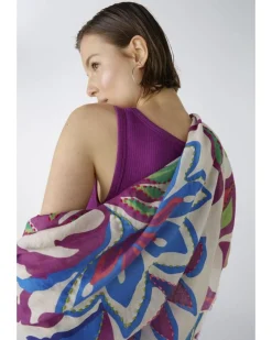 Oui Floral Print Scarf