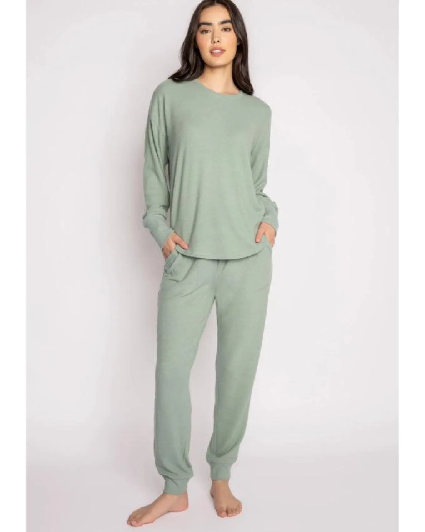 Peachy in Color PJ Sweater Top