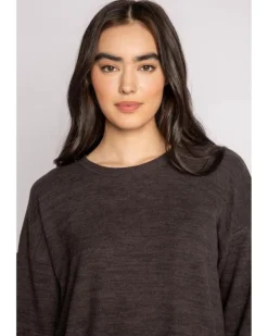 Peachy in Color PJ Sweater Top
