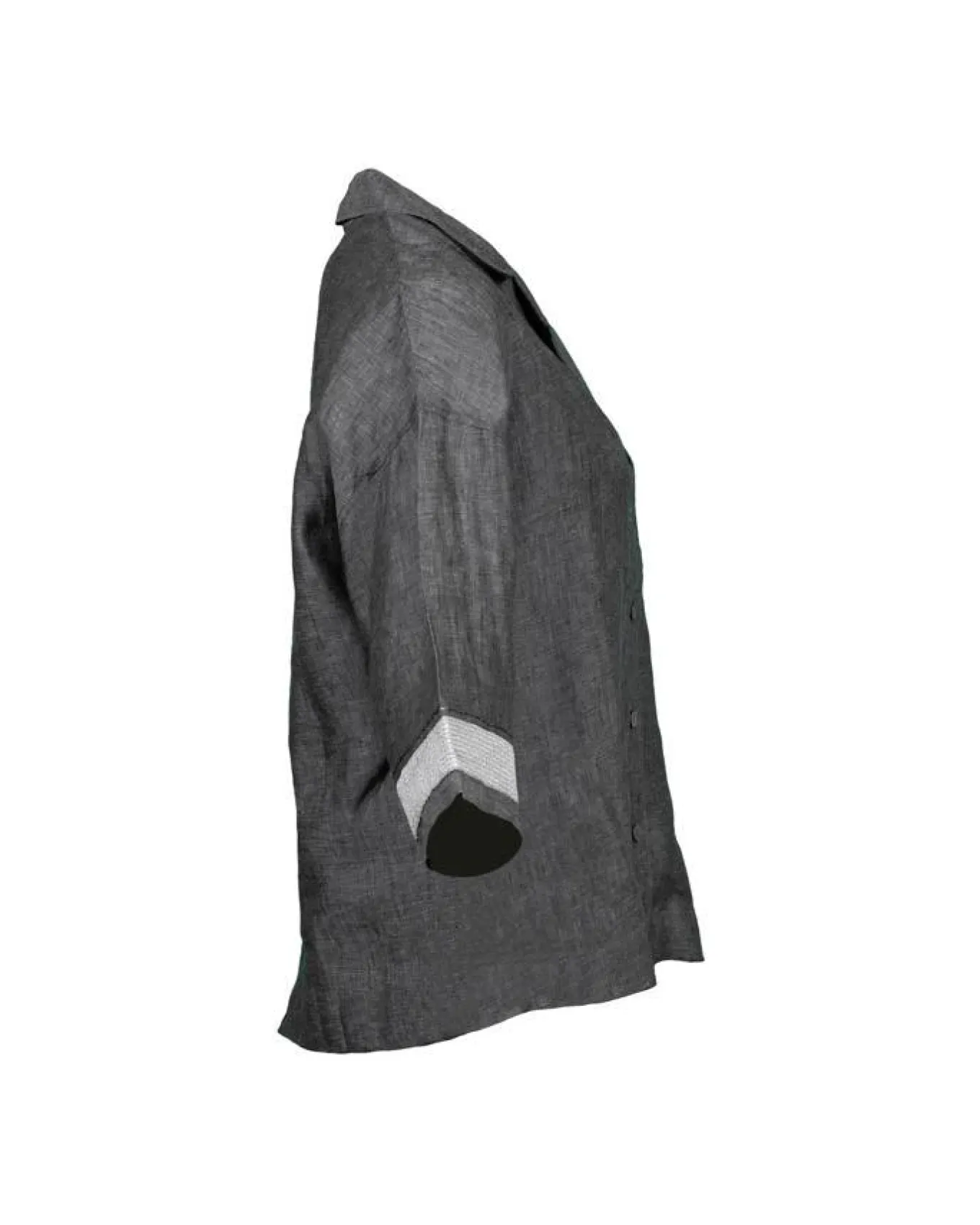 Purotatto Linen Sparkle Sleeve Shirt