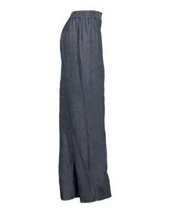 Purotatto Linen Wide Leg Pull On Pants