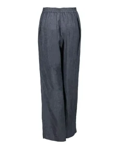 Purotatto Linen Wide Leg Pull On Pants