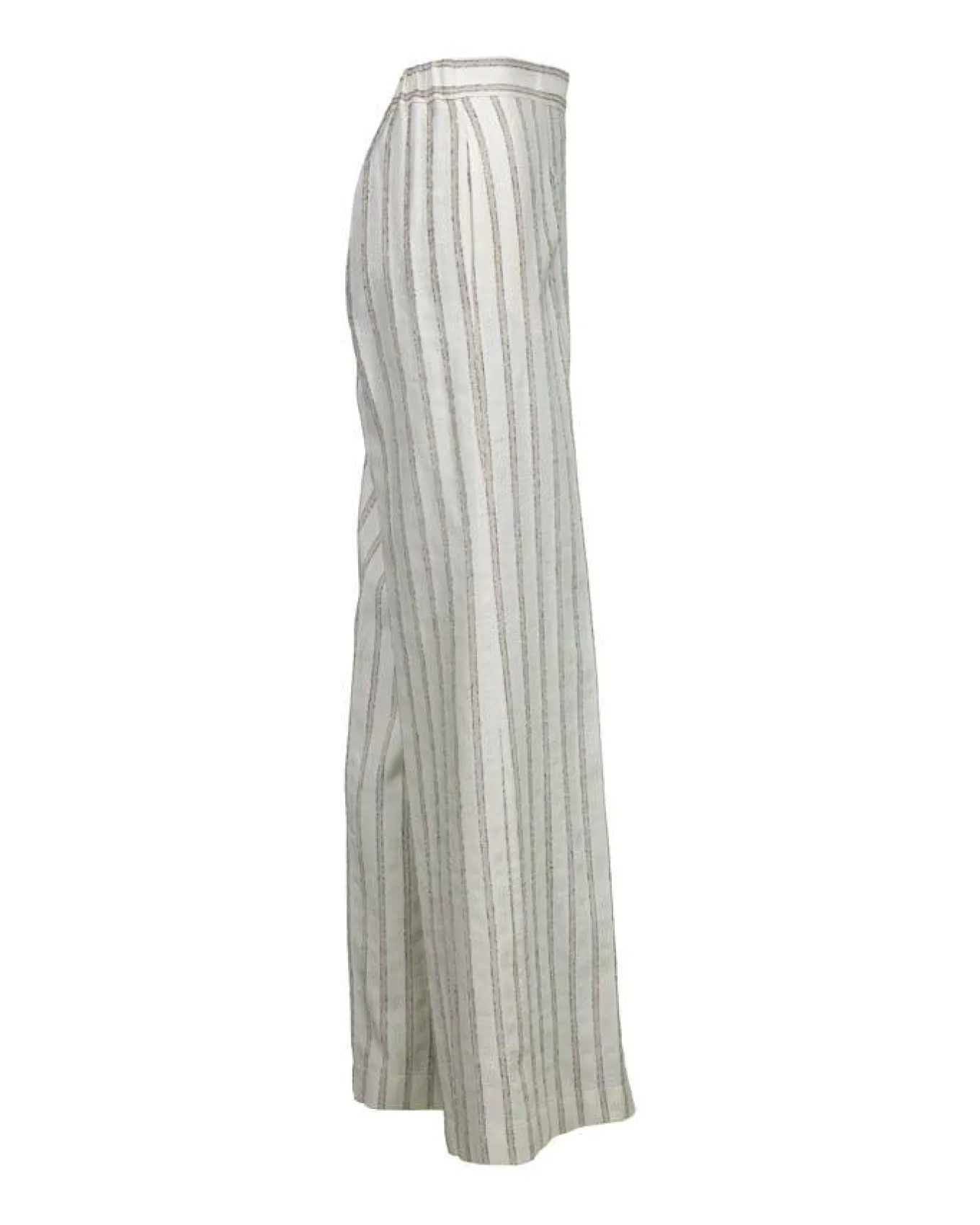 Purotatto Lurex Stripe Wide Leg Pant