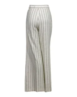 Purotatto Lurex Stripe Wide Leg Pant
