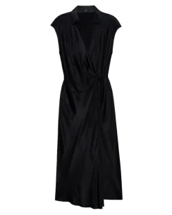 Rails Alai Satin Wrap Dress