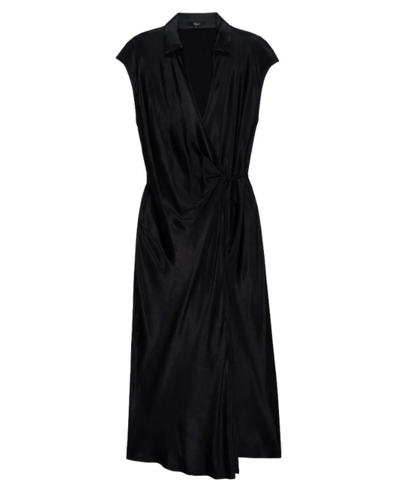 Rails Alai Satin Wrap Dress