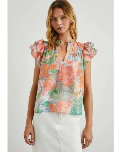 Rails Calista Ruffle Cap Sleeve Top