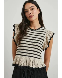 Rails Coen Peekaboo Sleeve Top