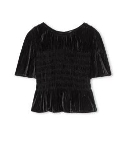 Rails Crinkle Velvet Top
