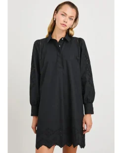 Rails Fernanda Eyelet Shirt Dress