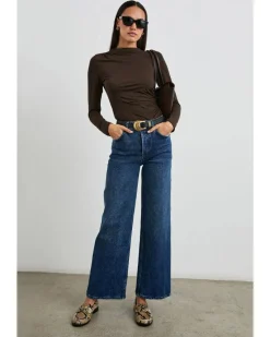 Rails Joelle Espresso Ruched Top