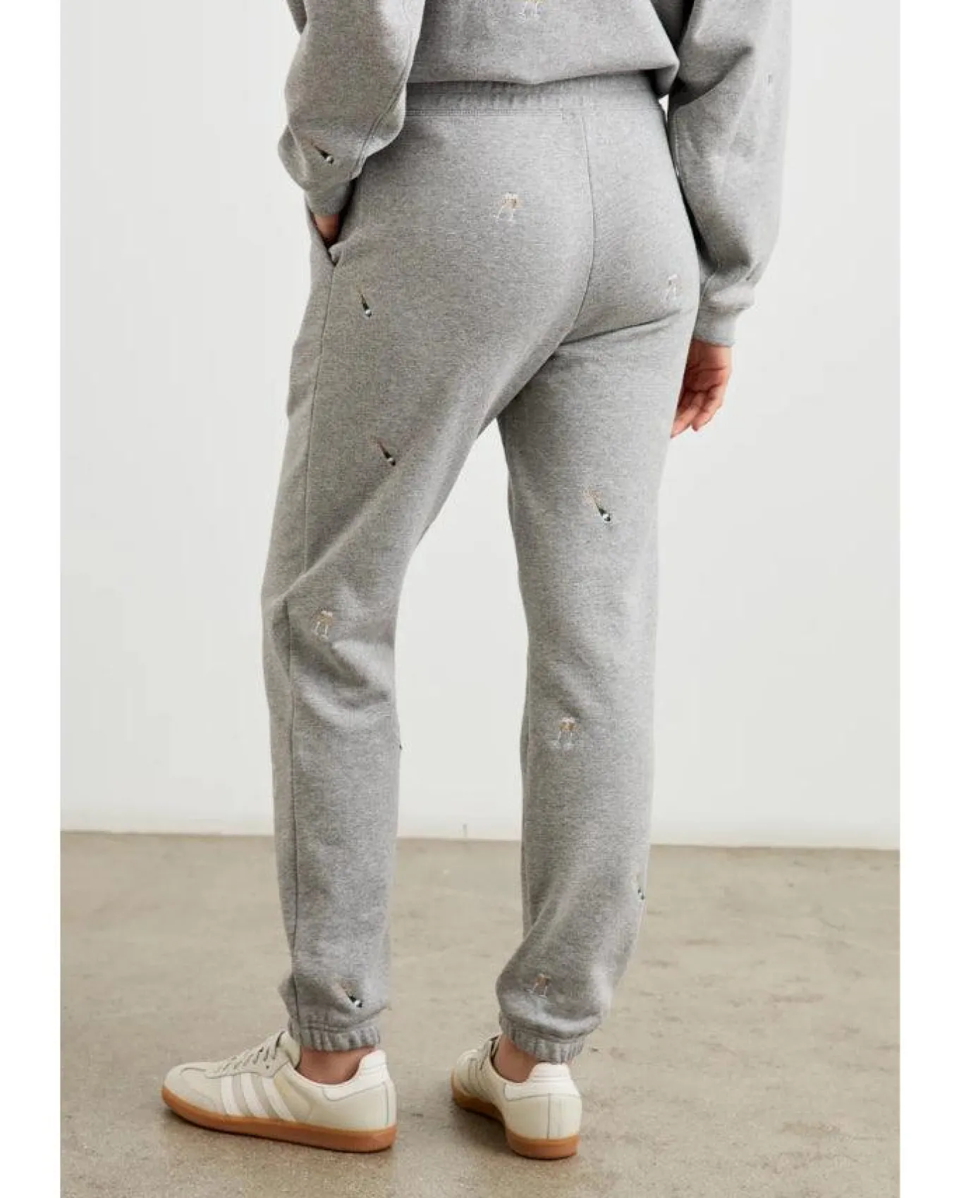 Rails Kingstone Champagne Embroidery Jog Pant