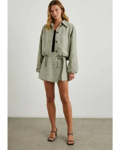 Rails North Sage Mini Check Jacket