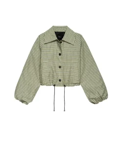Rails North Sage Mini Check Jacket