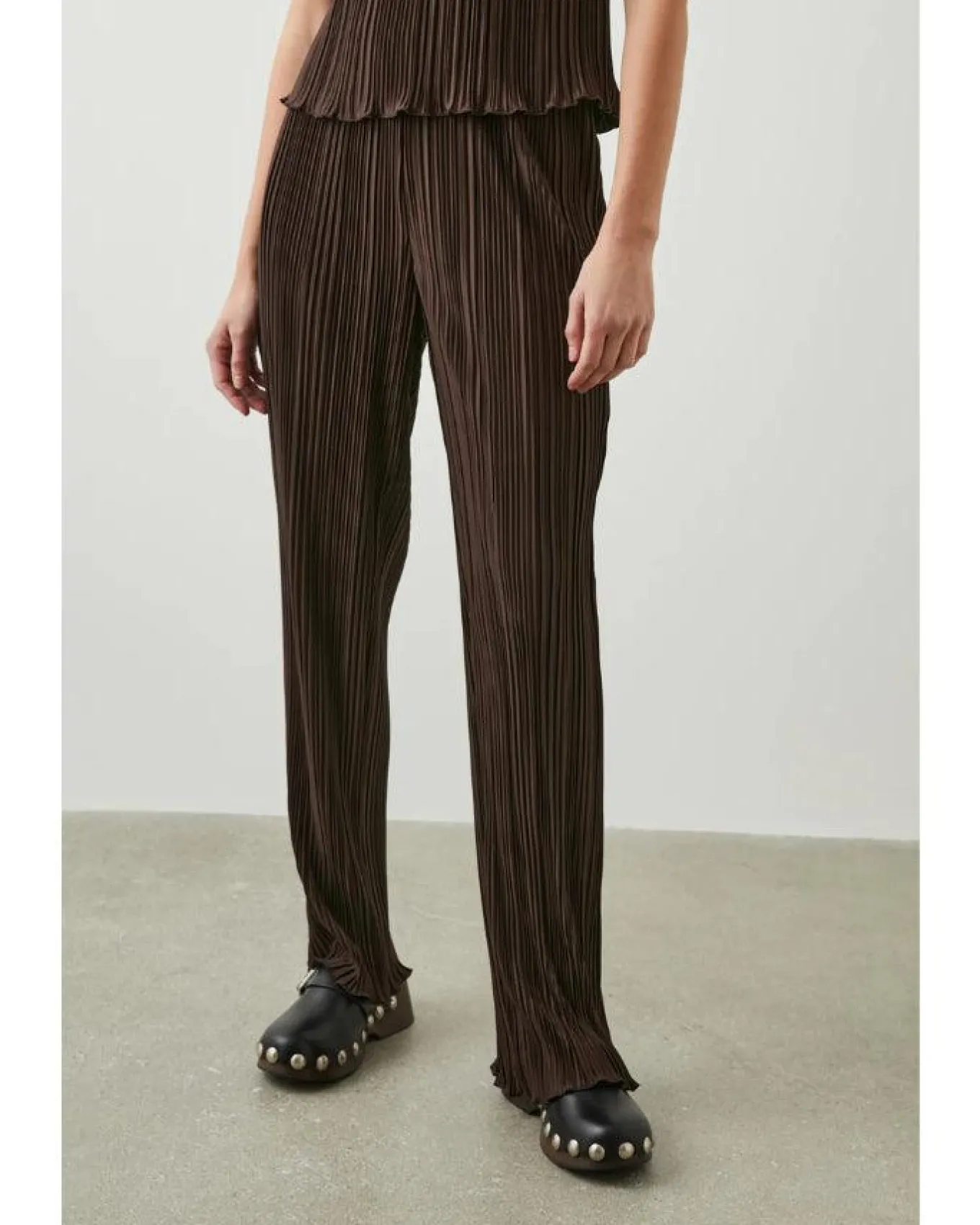 Rowan Plisse Pull On Pant