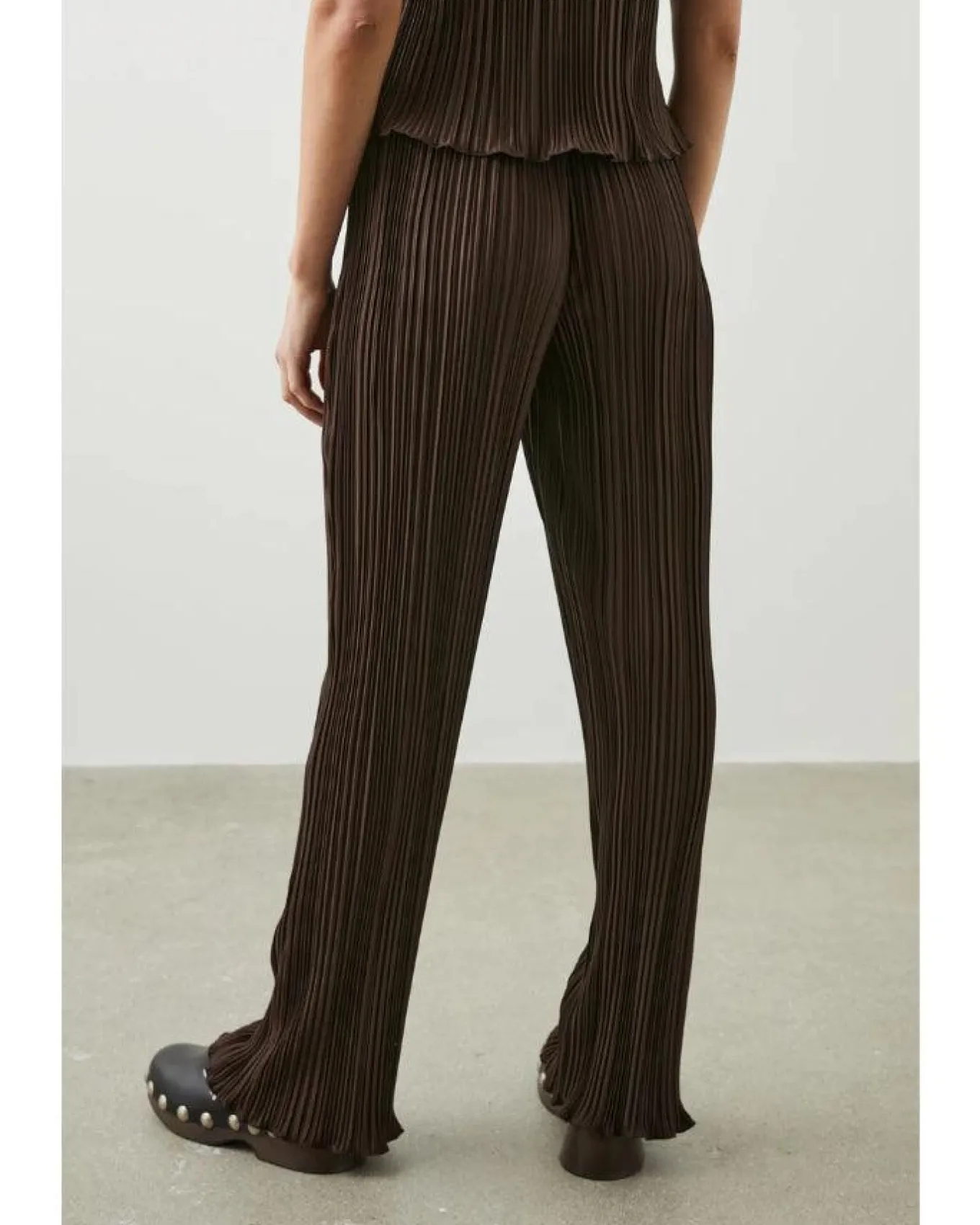 Rowan Plisse Pull On Pant