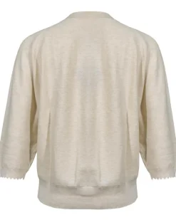 Scalloped Sleeve Hem Cardigan