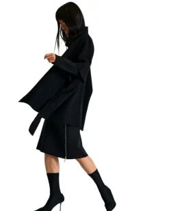 Shan Sofia 3D Jersey Side Zip Skirt