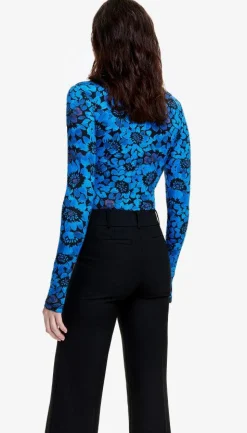 Smythe Lapis Floral Turtleneck