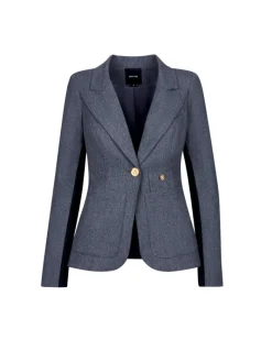 Smythe Patch Pocket Tux Black Stripe Blazer