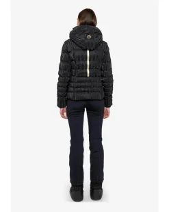 Sportalm Down Pleat Effect Puffer Jacket With Hood