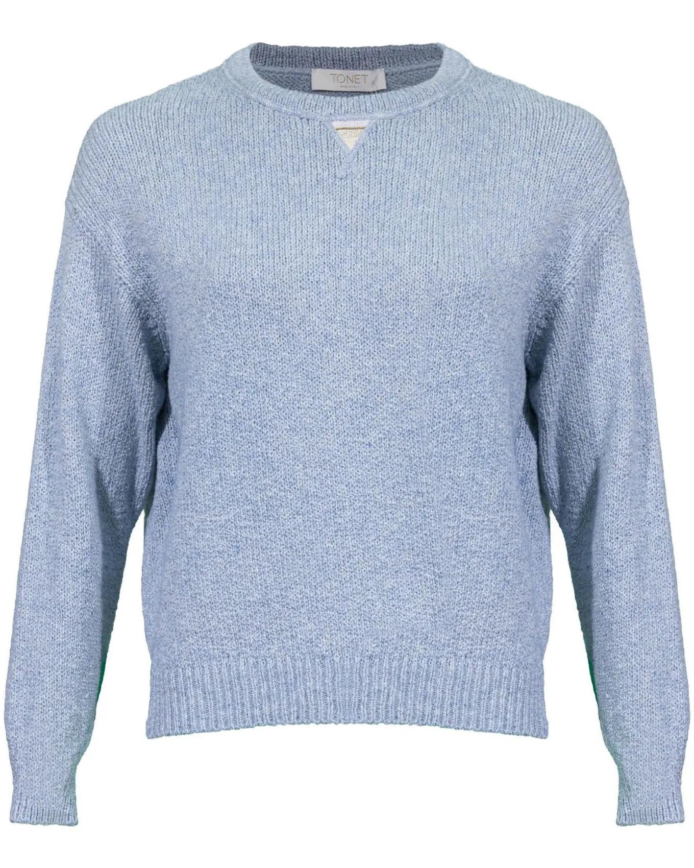 Tonet Aqua Cotton Cashmere Pullover