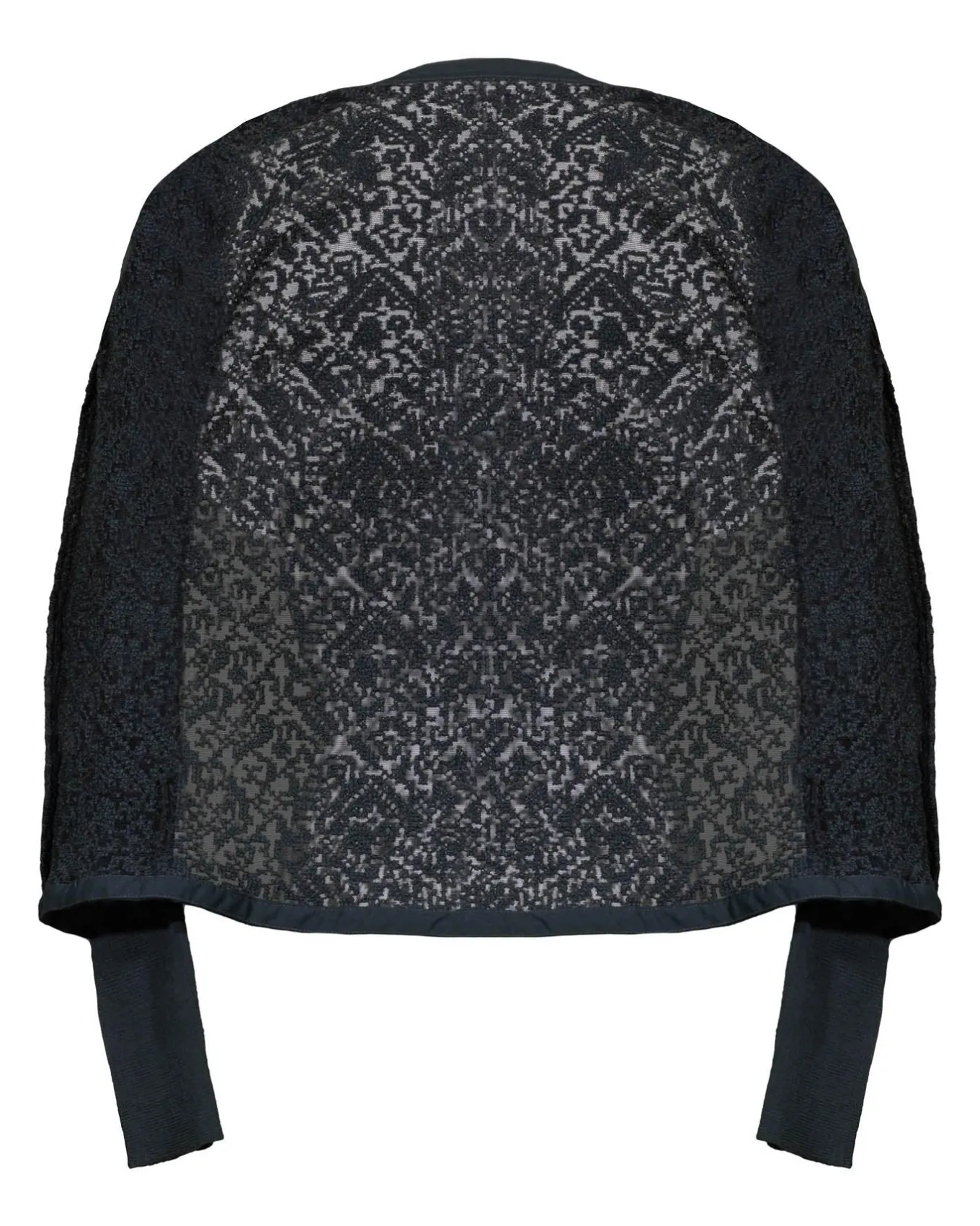 Tonet Embroidered Sheer Knit Cardigan